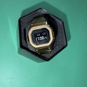 Casio Gold g shock b5000gd small square watch